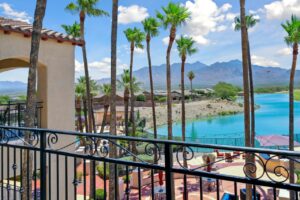 View of Canoa Ranch Golf Resort in balcony